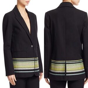 Derek Lam 10 Crosby Embroidered Blazer